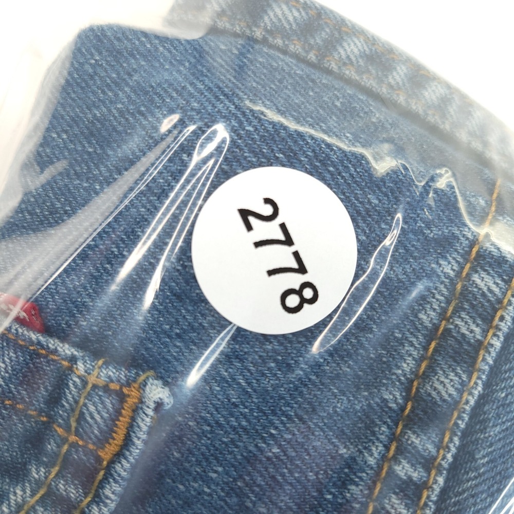 Levis 550 Jeans Mens 36 x 34 (Actual 34 x 33) Relaxed Fit Tapered Leg Blue Denim - Picture 13 of 13